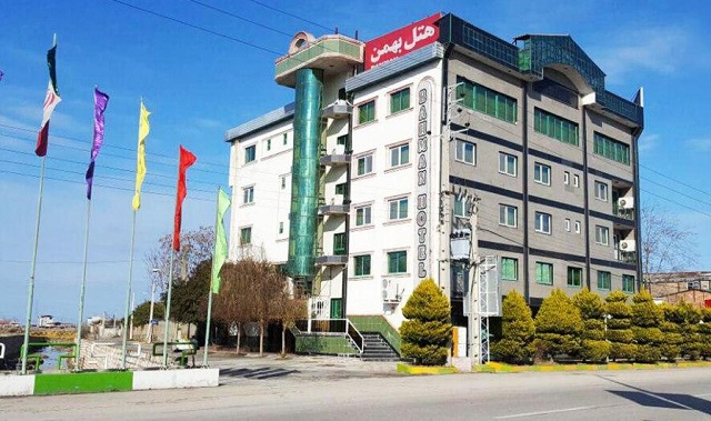 نمای ظاهری هتل بهمن 