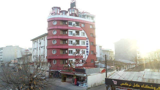 نمای ظاهری آپارتمان صبوری 