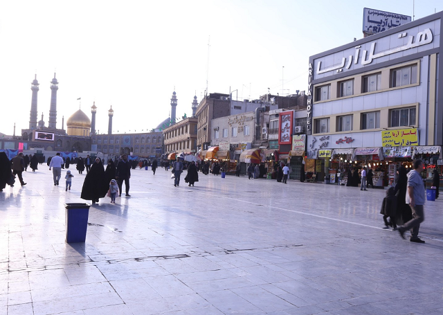 نمای ظاهری هتل آریا 
