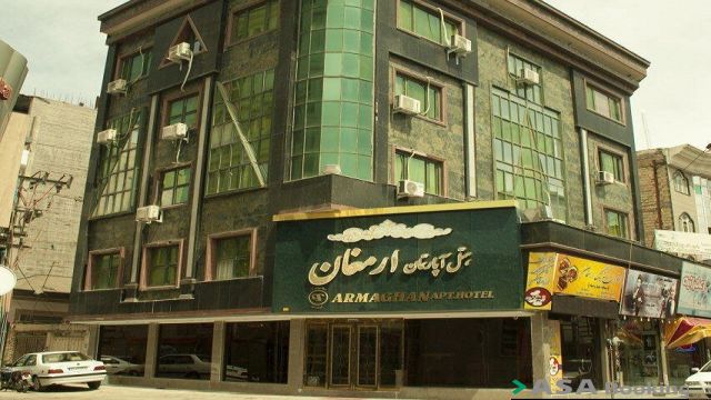 نمای ظاهری آپارتمان ارمغان