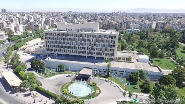 نمای ظاهری هتل بین المللی هما 1