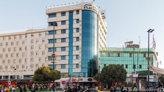 نمای ظاهری هتل اطلس